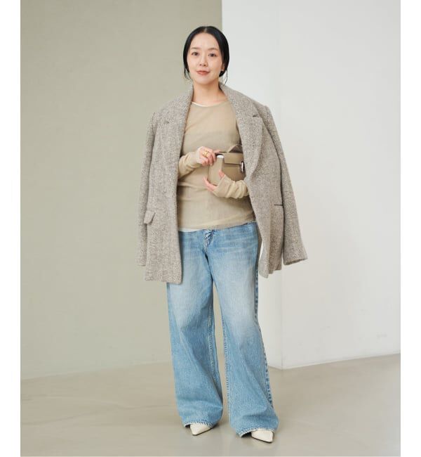 Plage「R&rsquo;IAM ヘリンボンコートジャケット」|テーラードジャケット|