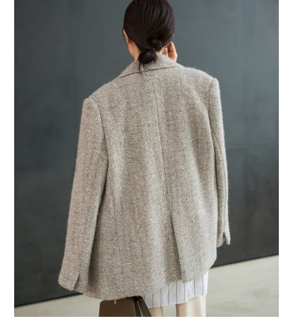 Plage「R&rsquo;IAM ヘリンボンコートジャケット」|テーラードジャケット|