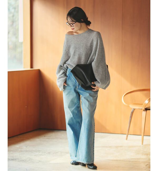 Plage「《追加》Baby Alpaca ラグラン プルオーバー」|ニット・セーター|