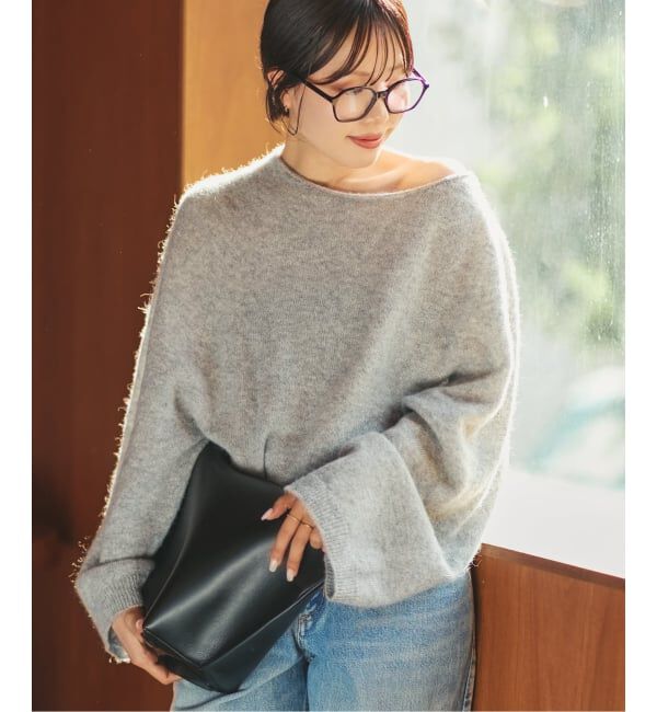 Plage「《追加》Baby Alpaca ラグラン プルオーバー」|ニット・セーター|