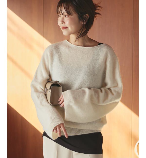 Plage「《追加》Baby Alpaca ラグラン プルオーバー」|ニット・セーター|