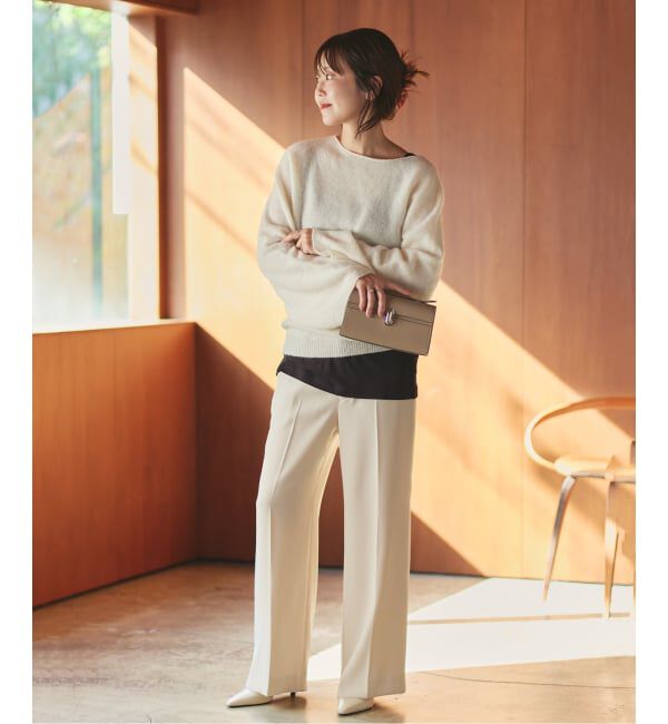 Plage「《追加》Baby Alpaca ラグラン プルオーバー」|ニット・セーター|