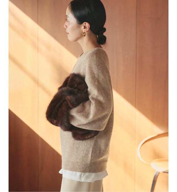 Plage「《追加》Baby Alpaca ラグラン プルオーバー」|ニット・セーター|