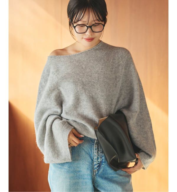 Plage「《追加》Baby Alpaca ラグラン プルオーバー」|ニット・セーター|