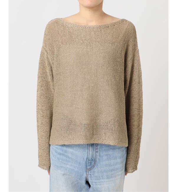 Plage「《追加予約》linen mix loose プルオーバー」|ニット・セーター|