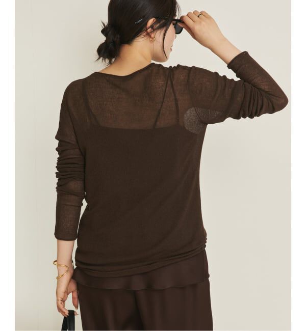 Plage「Sheer Long ニット」|ニット・セーター|