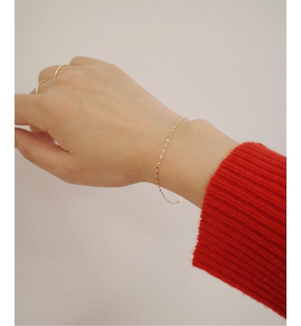 SLOBE IENA「《WEB/一部店舗限定》SLOBE エクレアチェーンブレスレット」|ブレスレット・バングル|