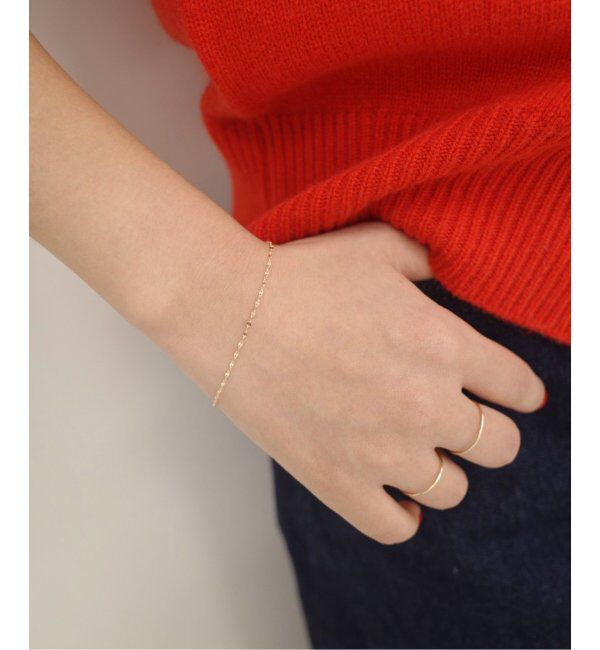 SLOBE IENA「《WEB/一部店舗限定》SLOBE エクレアチェーンブレスレット」|ブレスレット・バングル|