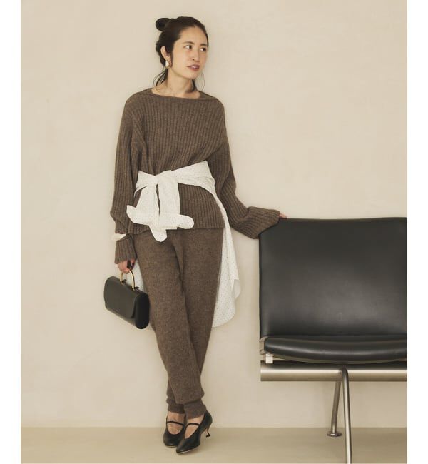 VERMEIL par iena「wool yak mix Knit パンツ」|その他|