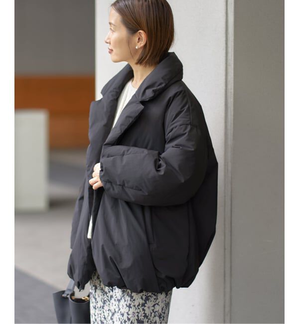 IENA「《追加》ARTIROSA 撥水テイラーコクーンダウン」|ダウン|