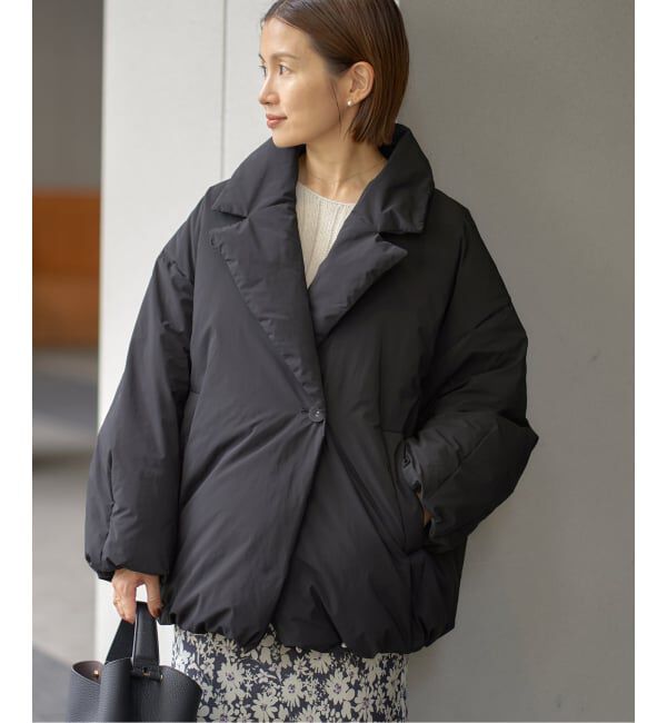 IENA「《追加》ARTIROSA 撥水テイラーコクーンダウン」|ダウン|