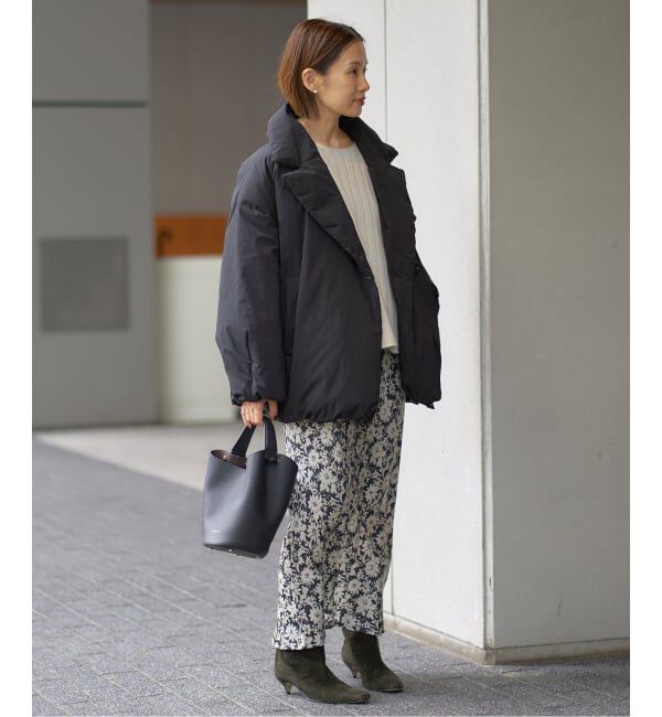 IENA「《追加》ARTIROSA 撥水テイラーコクーンダウン」|ダウン|