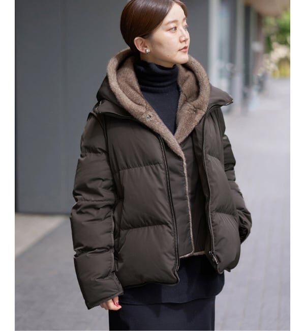 IENA「LOU ANDREA/ルーアンドレア DOWN CT コート YV25752」|ダウン|