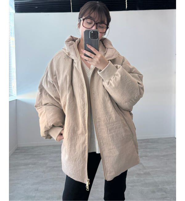 SLOBE IENA「中綿ボリュームフードブルゾン」|その他|