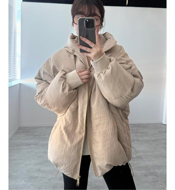 SLOBE IENA「中綿ボリュームフードブルゾン」|その他|