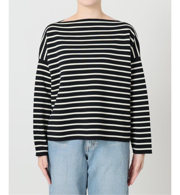 IENA「ダブルボーダープルオーバー」|ニット・セーター|