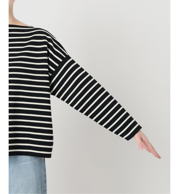 IENA「ダブルボーダープルオーバー」|ニット・セーター|