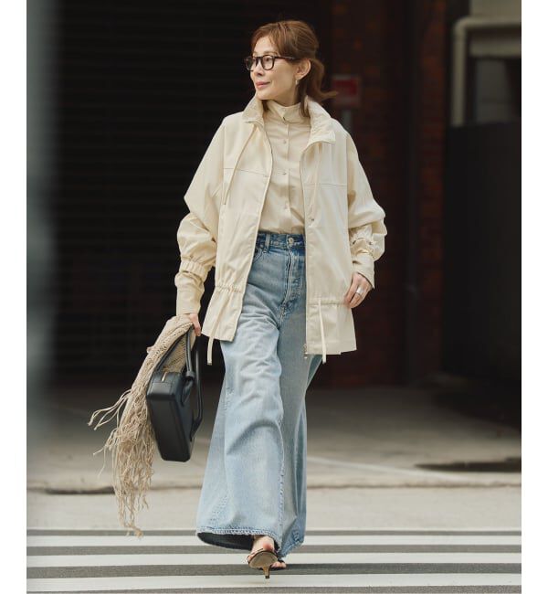 VERMEIL par iena「ダブルサテンZIPブルゾン」|その他|