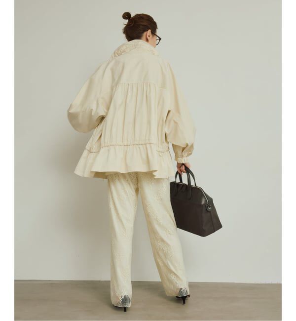 VERMEIL par iena「ダブルサテンZIPブルゾン」|その他|