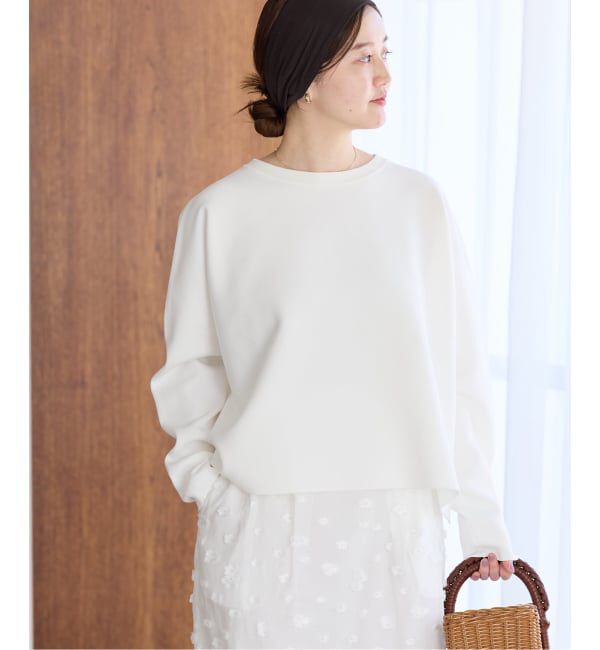 IENA「《新色/追加》ファインコットンスムースプルオーバー」|ニット・セーター|