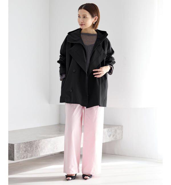 IENA「《一部サイズ別注》VACHEMENT/ヴァシュモン シェルタフタ ショート コート」|その他|