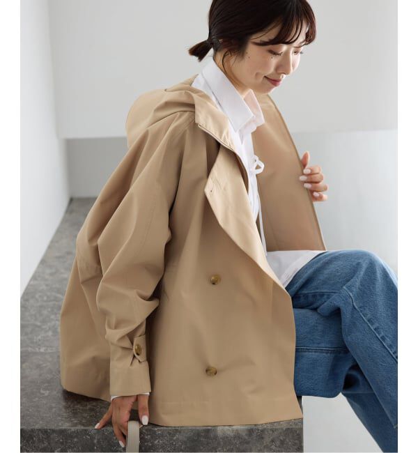 IENA「《一部サイズ別注》VACHEMENT/ヴァシュモン シェルタフタ ショート コート」|その他|