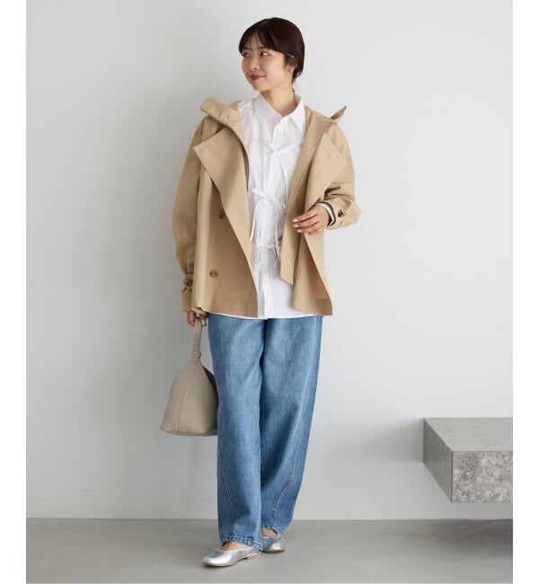 IENA「《一部サイズ別注》VACHEMENT/ヴァシュモン シェルタフタ ショート コート」|その他|