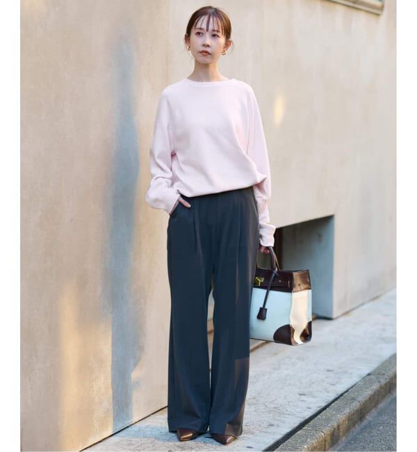 SLOBE IENA「《追加3》スムースオーバーニット」|ニット・セーター|