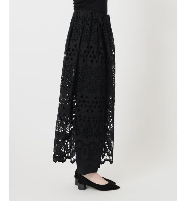 VERMEIL par iena「《予約》MATOKAMATOKA マトカマトカ カットワークレーススカート 3861419005」|スカート|