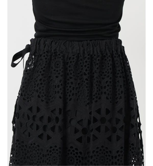 VERMEIL par iena「《予約》MATOKAMATOKA マトカマトカ カットワークレーススカート 3861419005」|スカート|