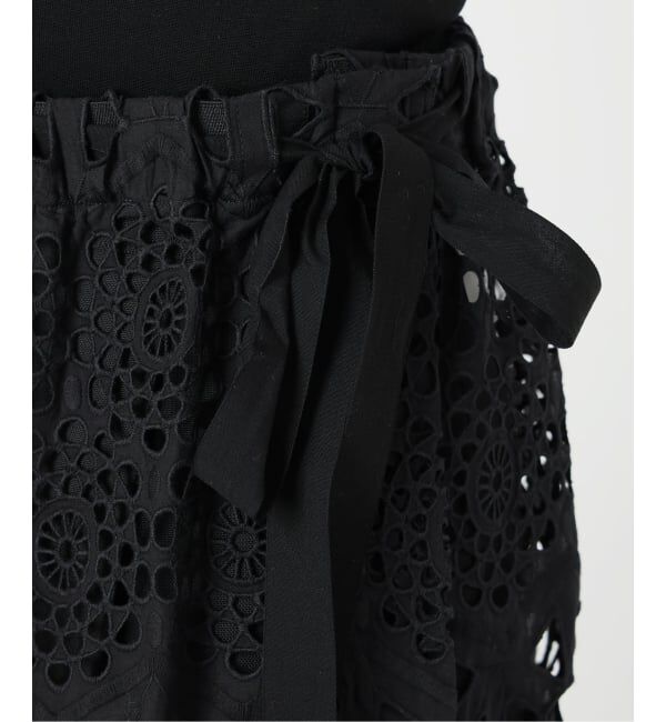VERMEIL par iena「《予約》MATOKAMATOKA マトカマトカ カットワークレーススカート 3861419005」|スカート|