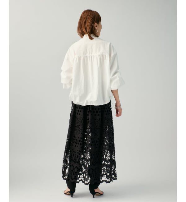 VERMEIL par iena「《予約》MATOKAMATOKA マトカマトカ カットワークレーススカート 3861419005」|スカート|
