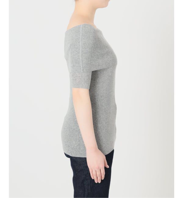 SLOBE IENA「《予約》オフショルダーリブニット」|ニット・セーター|