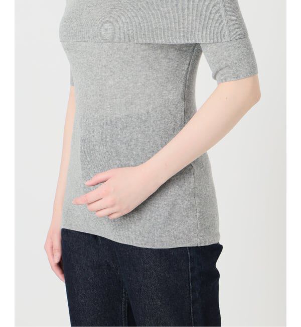 SLOBE IENA「《予約》オフショルダーリブニット」|ニット・セーター|