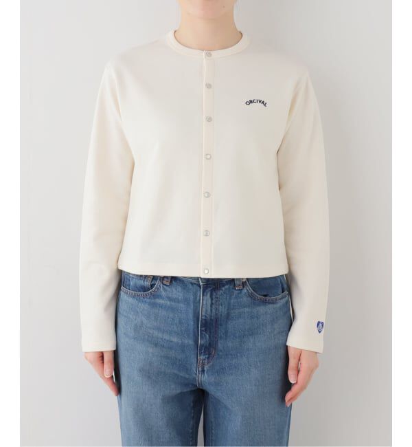 SLOBE IENA「ORCIVAL/オーシバル スナップカーディガン OR-C0435」|カーディガン|ナチュラル