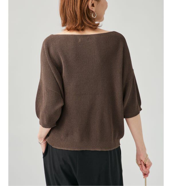 VERMEIL par iena「《予約》畔ワイドネックオーバープルオーバー」|ニット・セーター|