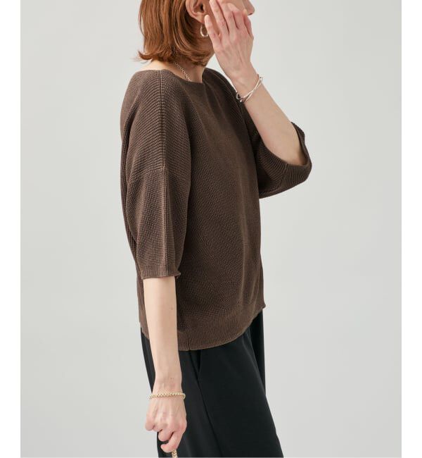 VERMEIL par iena「《予約》畔ワイドネックオーバープルオーバー」|ニット・セーター|