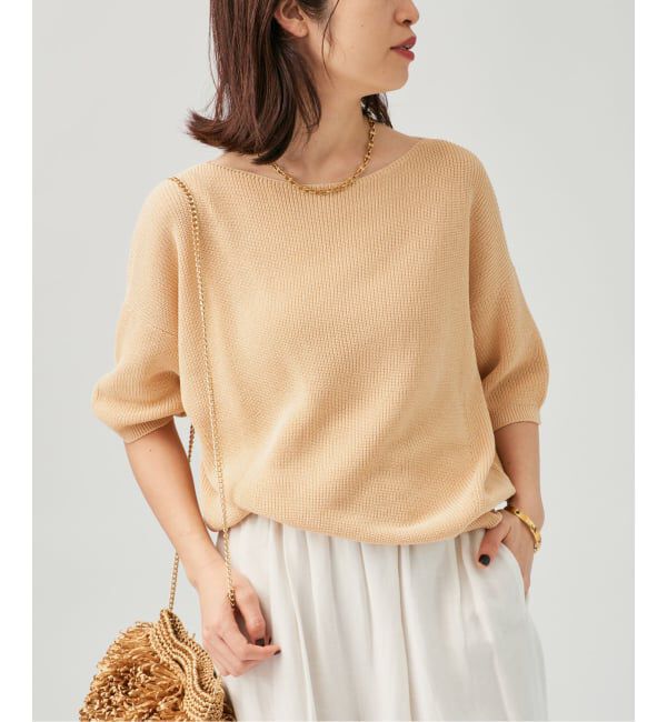 VERMEIL par iena「《予約》畔ワイドネックオーバープルオーバー」|ニット・セーター|