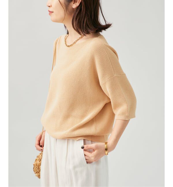 VERMEIL par iena「《予約》畔ワイドネックオーバープルオーバー」|ニット・セーター|