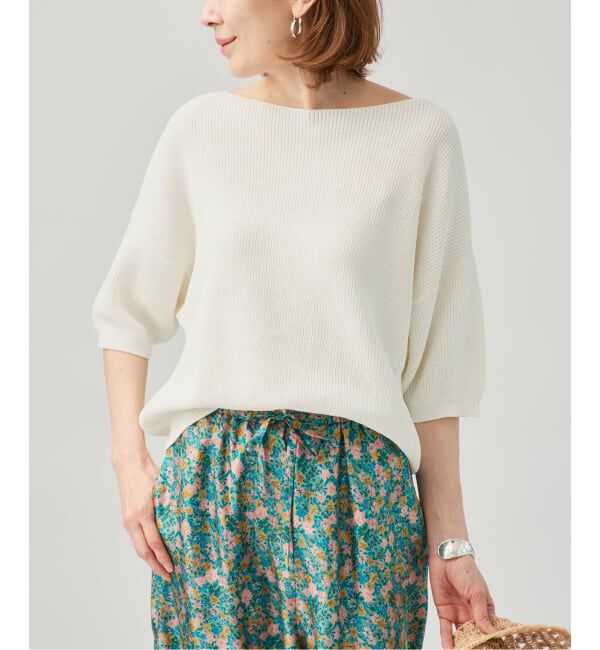 VERMEIL par iena「《予約》畔ワイドネックオーバープルオーバー」|ニット・セーター|