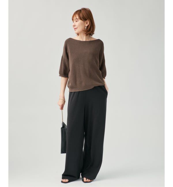 VERMEIL par iena「《予約》畔ワイドネックオーバープルオーバー」|ニット・セーター|