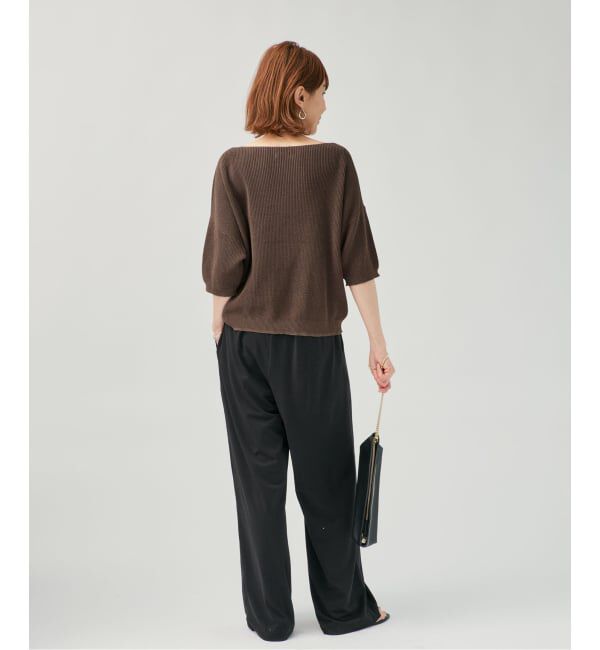 VERMEIL par iena「《予約》畔ワイドネックオーバープルオーバー」|ニット・セーター|