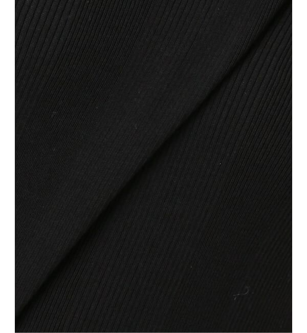 VERMEIL par iena「《予約》ランダムRIB ボートネック ハーフスリーブ プルオーバー」|ニット・セーター|