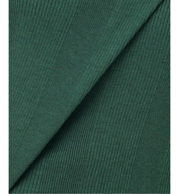 VERMEIL par iena「《予約》ランダムRIB ボートネック ハーフスリーブ プルオーバー」|ニット・セーター|