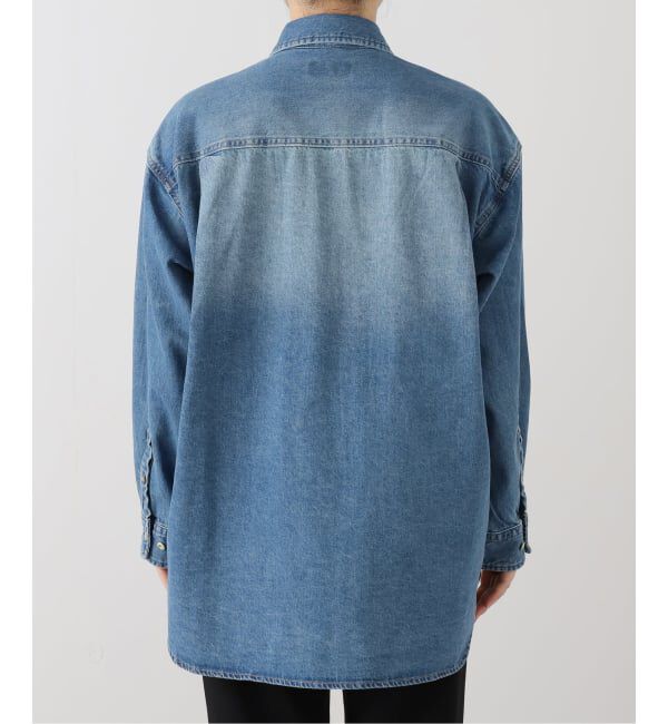 SLOBE IENA「《WEB限定/追加4予約》LE DENIM BDUデニムシャツ」|シャツ・ブラウス|