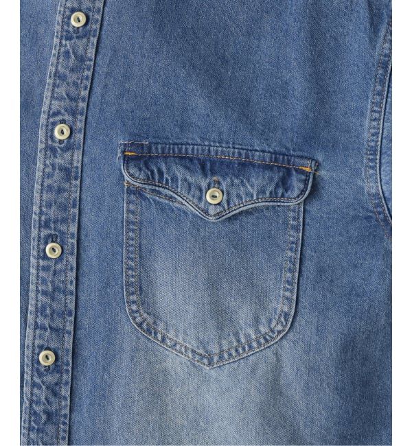 SLOBE IENA「《WEB限定/追加4予約》LE DENIM BDUデニムシャツ」|シャツ・ブラウス|