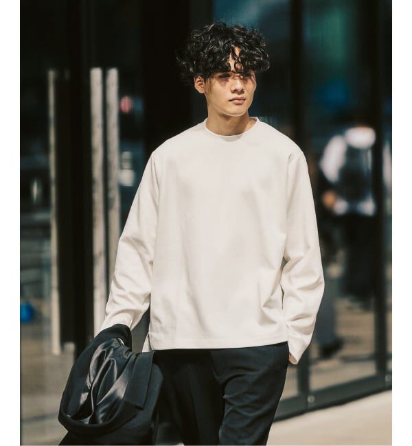 417 EDIFICE「WEB限定 &rdquo;蓄熱&rdquo;【Calefit】ヒートシフトユーティリティL/S Tee」|Tシャツ・カットソー|