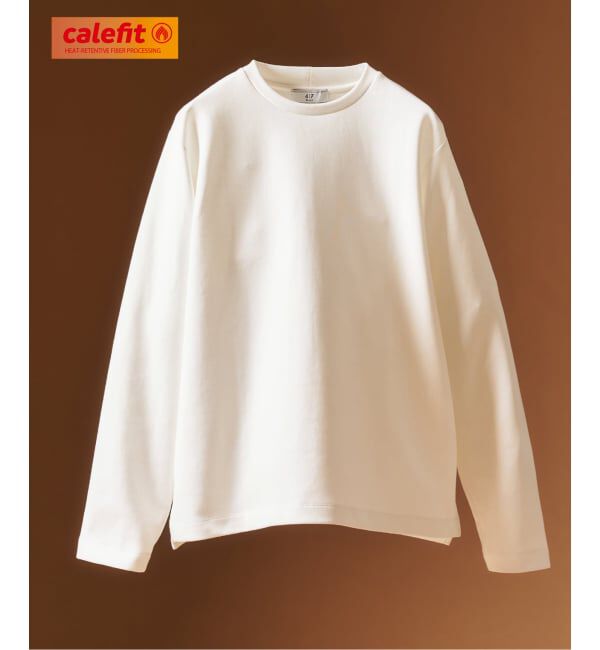 417 EDIFICE「WEB限定 &rdquo;蓄熱&rdquo;【Calefit】ヒートシフトユーティリティL/S Tee」|Tシャツ・カットソー|ホワイト