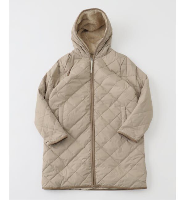 417 EDIFICE「TAION / タイオン PIPING HOOD REVERSBLE DOWN BOA CT」|その他|ベージュ