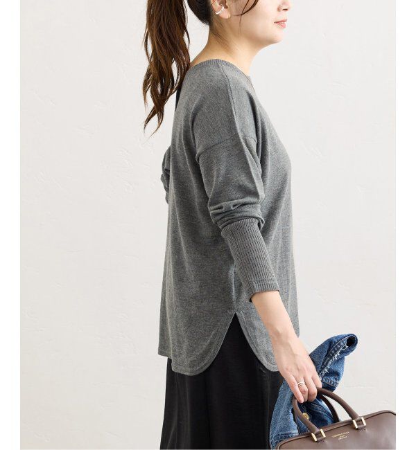 JOURNAL STANDARD「《WEB限定追加2》ウォッシャブル2WAYヘンリープルオーバー」|ニット・セーター|